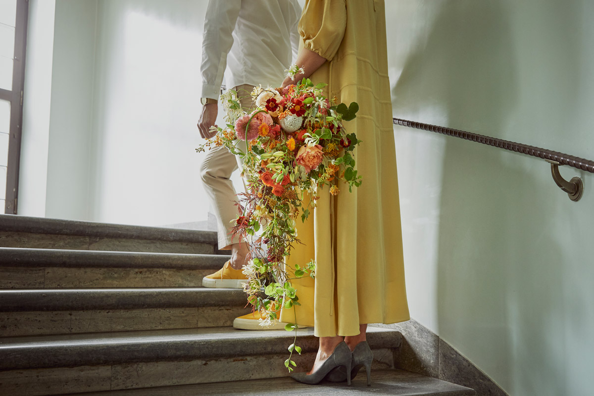 Bröllopsblommor efter säsong